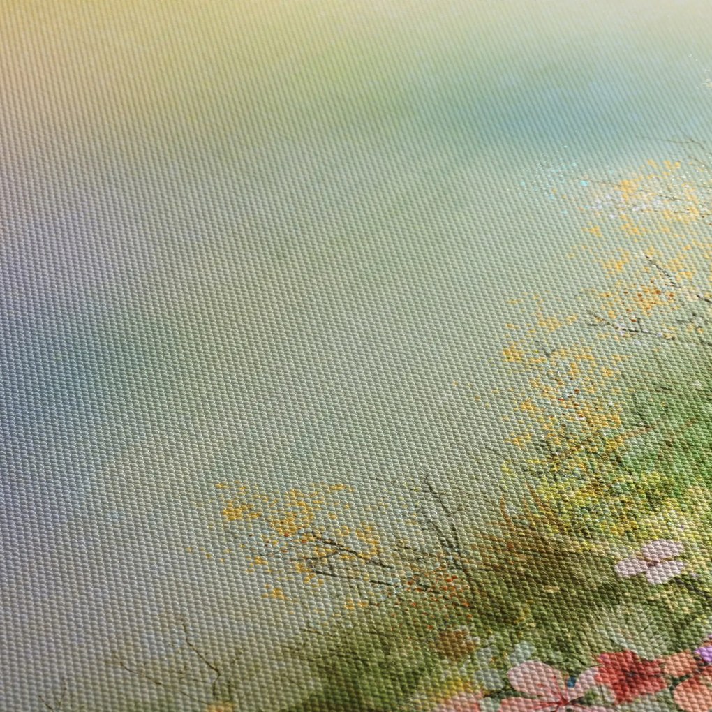 Tablou - Pajiște pictată 2 (120x50 cm)