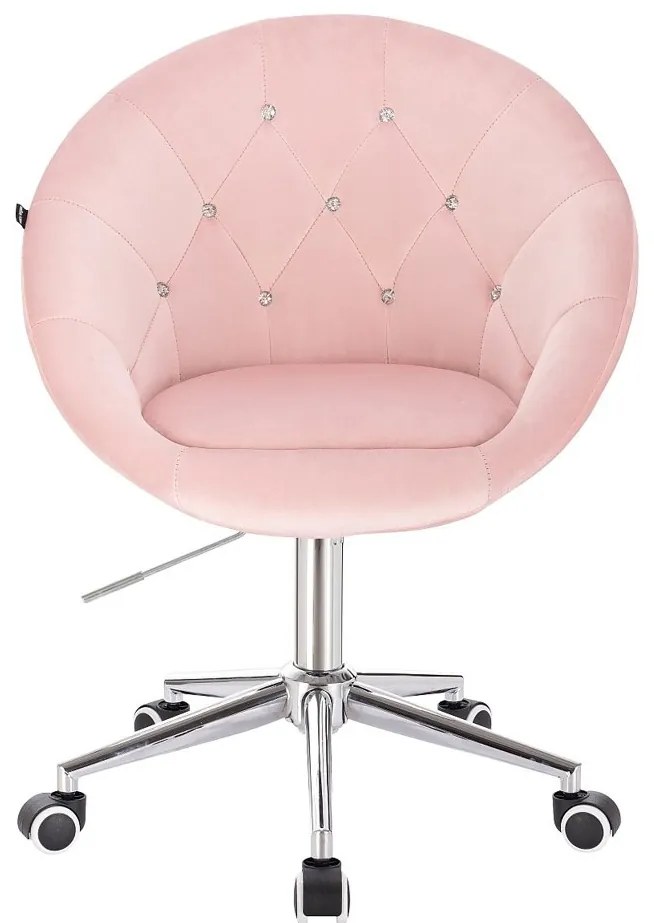 HR8516CK Roz Pudră Catifea Scaun