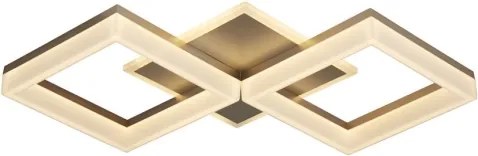 Searchlight 83510GO - Plafonieră LED dimabilă FENCE LED/25W/230V