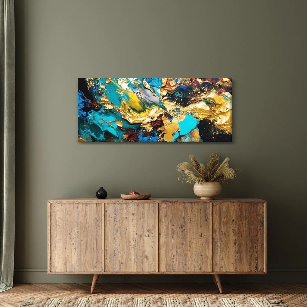 Tablou - Pictură în ulei texturată (120x50 cm)