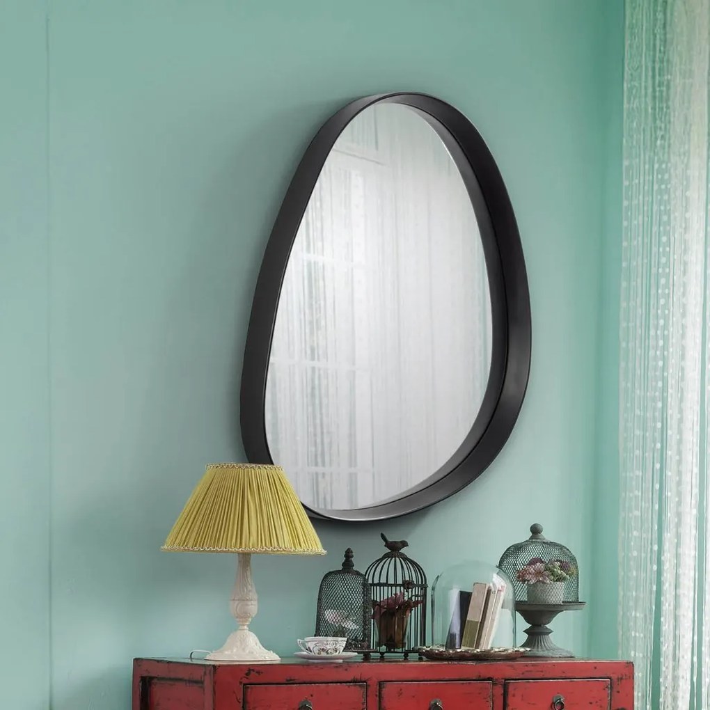 Oglinda decorativa moderna Julie negru