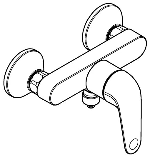 GROHE 24333001 - Baterie de duș SWIFT DN 15 crom lucios