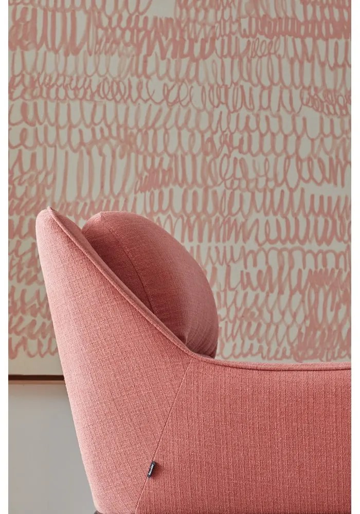 Fotoliu Teulat Sadira, roz coral