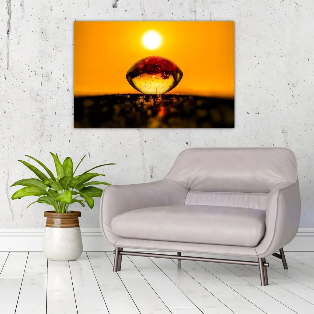 Tablou - Picături din sticlă (90x60 cm)