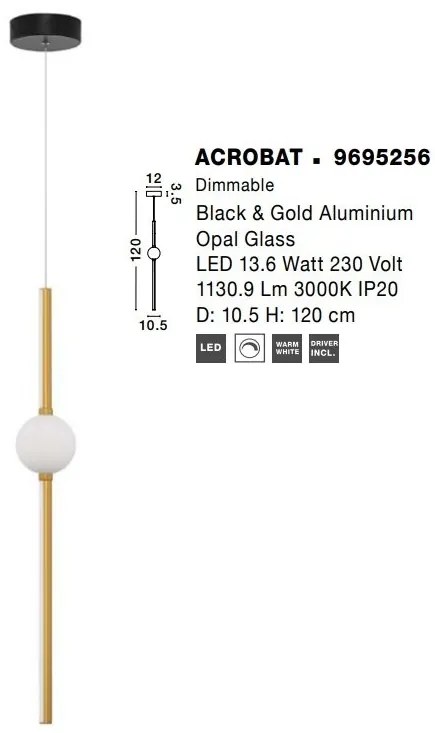 Lustra, Pendul LED design modern ACROBAT