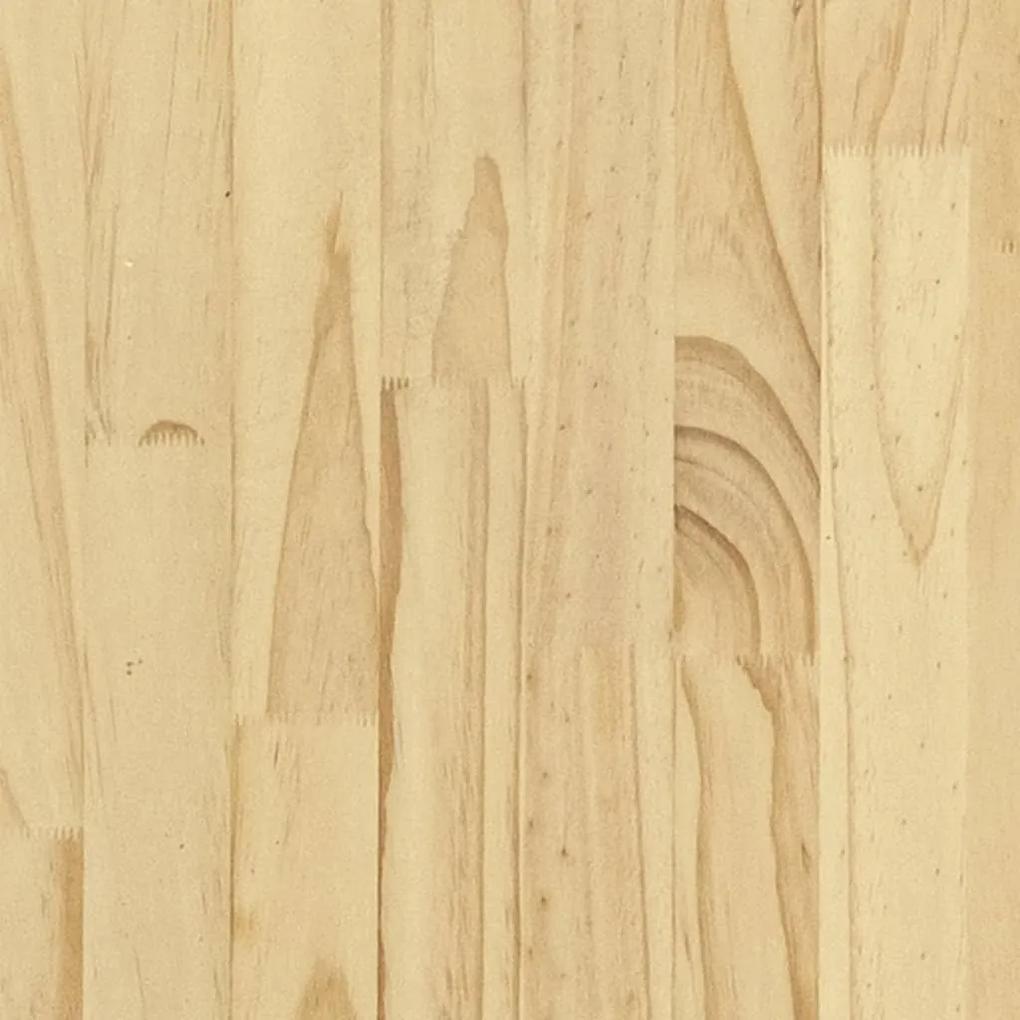 Noptiera, 40x29,5x64 cm, lemn masiv de pin 1, Lemn deschis
