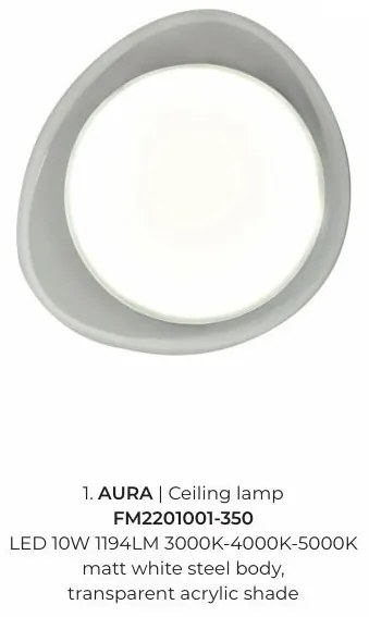 Plafoniera LED design modern AURA 35