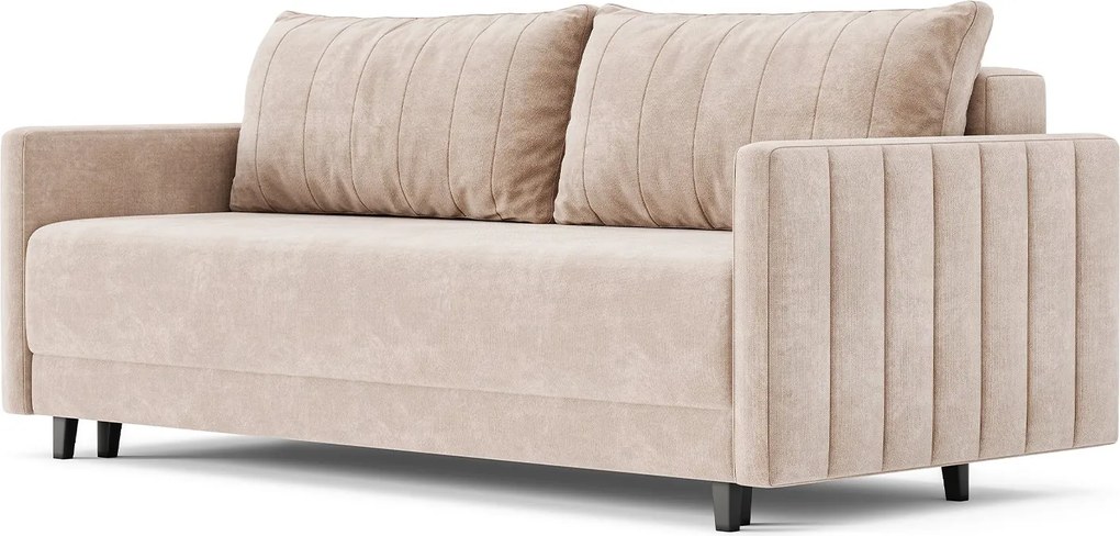Canapea lemn masiv extensibilă Merlin 210×103 cm
