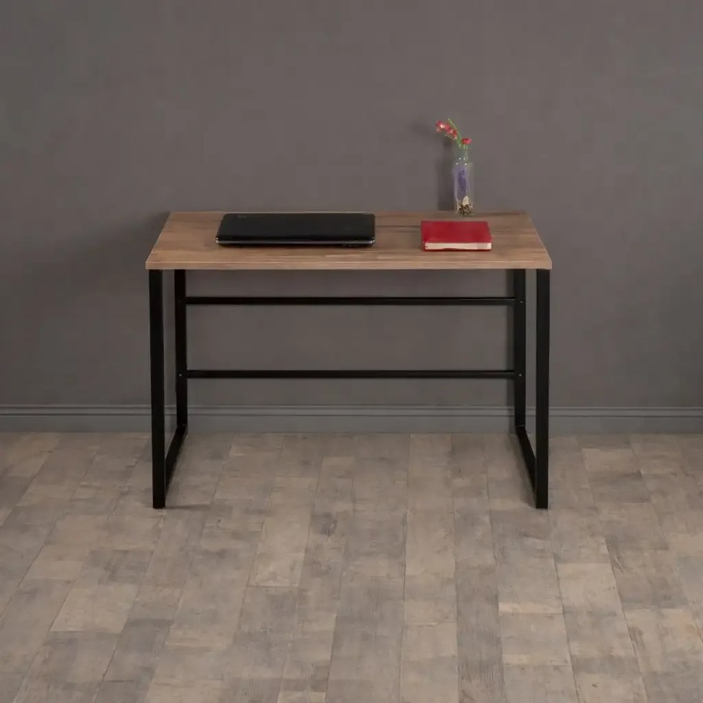 Birou stil industrial Coby Homs, metal/pal, 90x60x70 cm