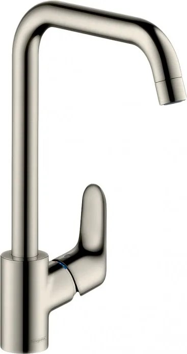 Baterie bucatarie cu pipa rotativa, Hansgrohe Focus M41, otel inoxidabil, 31820800