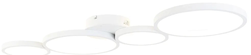 Plafoniera alba cu LED 3 trepte de dimming 4 lumini - Lupolo