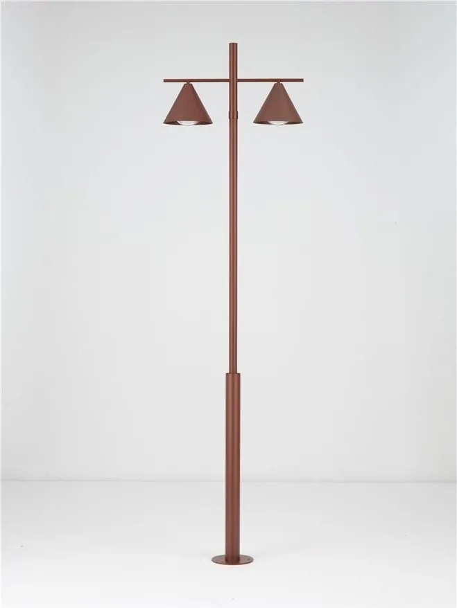 Stalp de exterior IP65 ORIX corten H-220cm