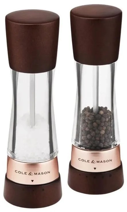 Set de râșnițe pentru sare și piper Cole&Mason DERWENT 2 buc. 19 cm fag/maro