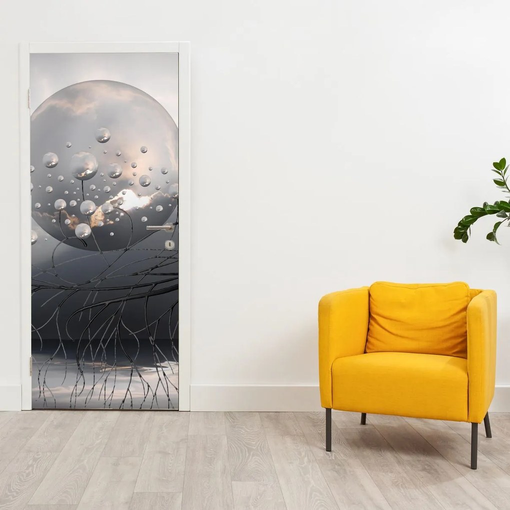 Fototapet pentru ușă - Sferă abstract (95x205cm)