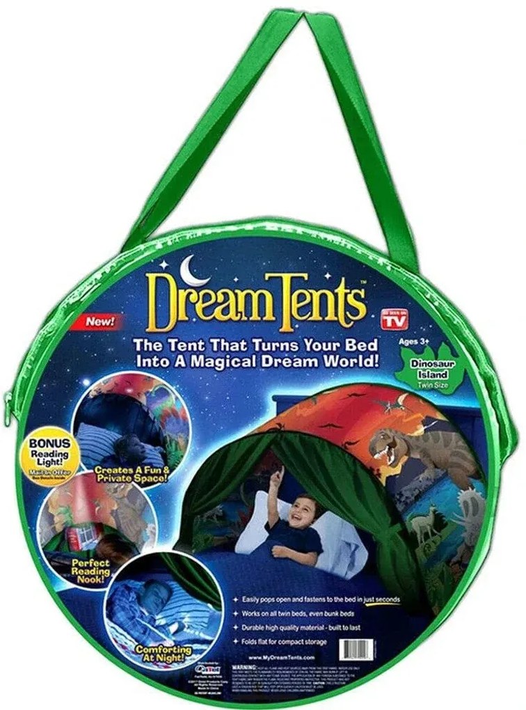 Zaparkorun Cort de poveste pentru pat - Dinozaur