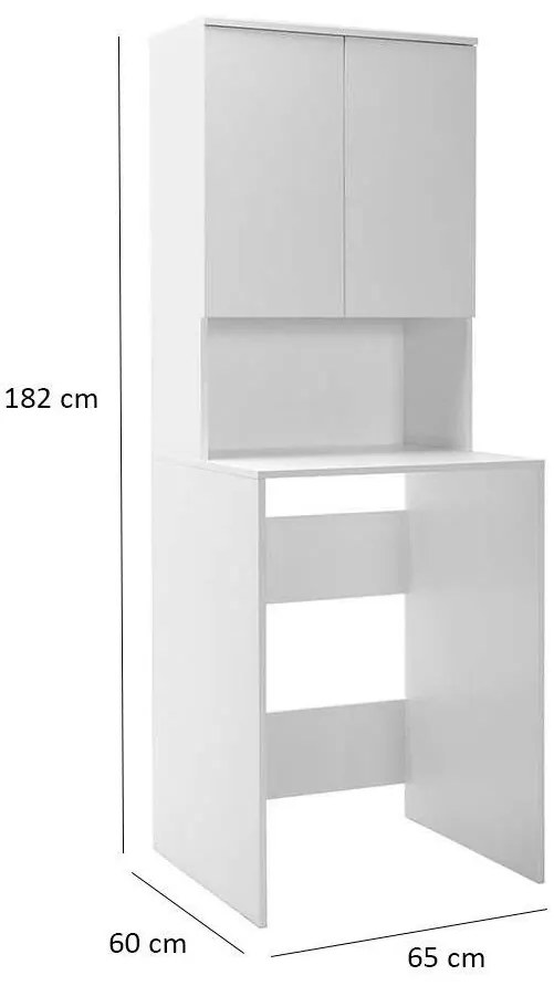Dulap na práčku Aderyn (alb) . 1109418