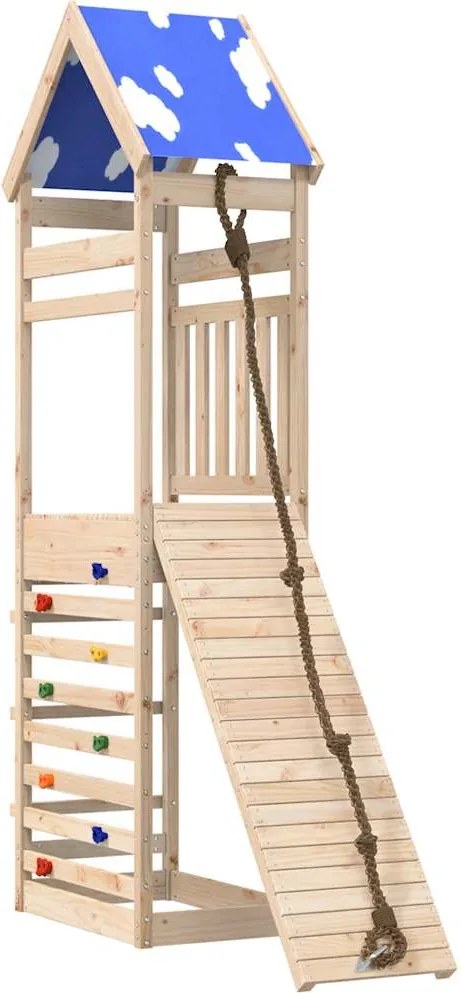 vidaXL Set de joacă pentru exterior, lemn masiv de pin