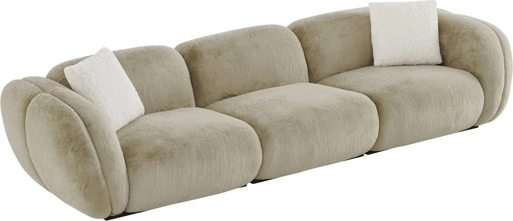 Canapea dumonde cu sezut confortabil din spuma high-density Eternity 318x112 cm