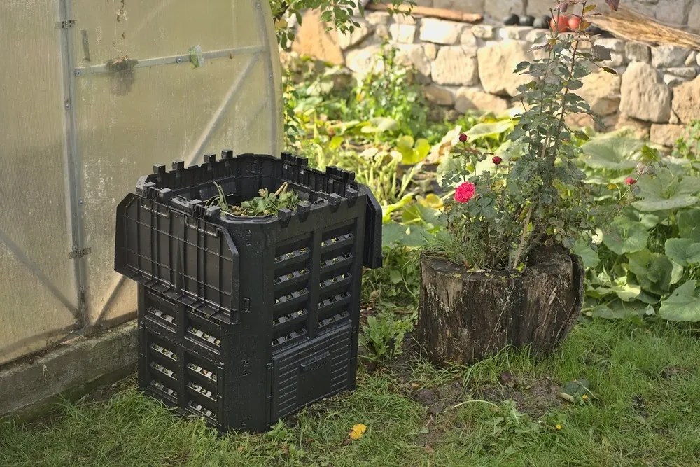 Compost 360 L - negru