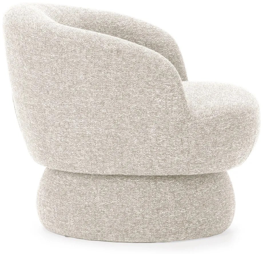 Fotoliu bej pivotant Dali – MOME