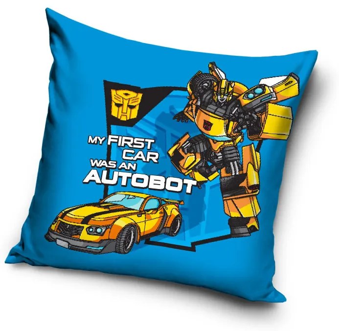 Transformers Autobot husă de pernă catifea 40x40 cm