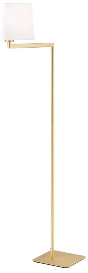 Lampadar/Lampa de podea pivotanta CARLTON alama/alb