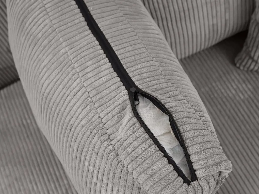 Coltar in forma de U SMART COSARO 295x140 cm, gri deschis