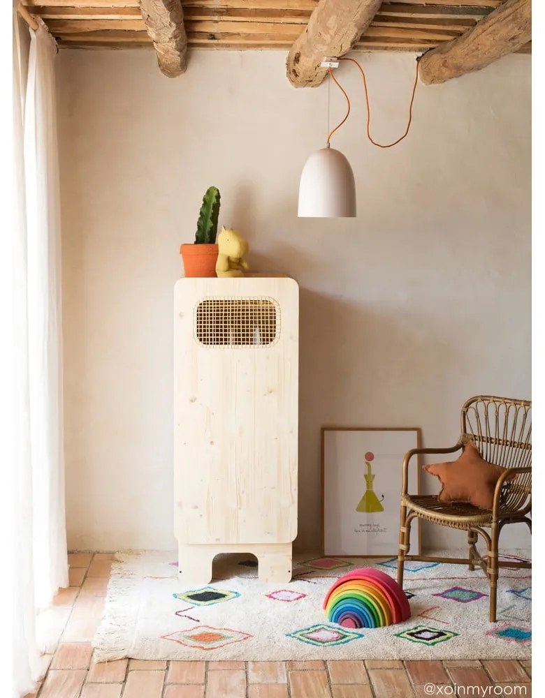 Covor crem lavabil/țesut manual din bumbac 140x200 cm Kaarol – Lorena Canals