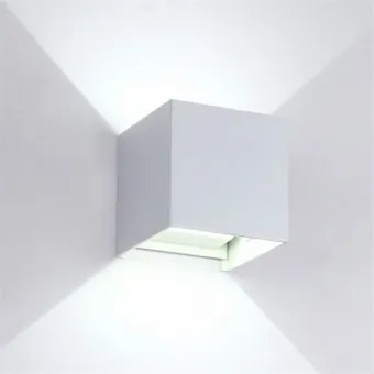 Aplica exterior 2 becuri LED 2X5W IP54 969LED100S/WH  ELMARK