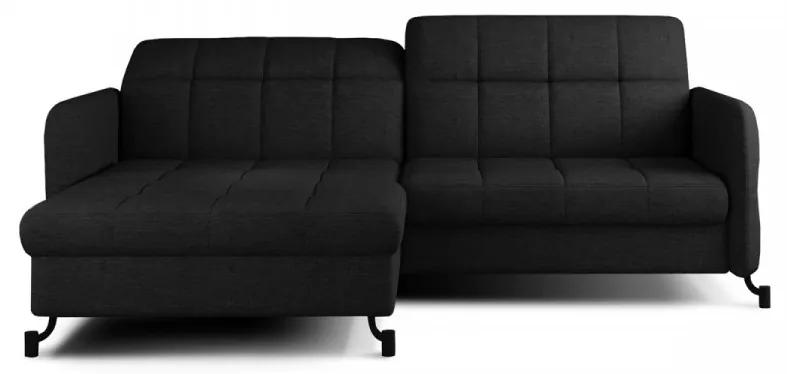 Canapea extensibila cu spatiu pentru depozitare, 225x105x160 cm, Lorelle L03, Eltap (Culoare: Gri catifea / Paros 05)