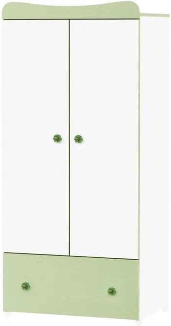 Lorelli Dulap garderoba 2 usi EXCLUSIVE White Green