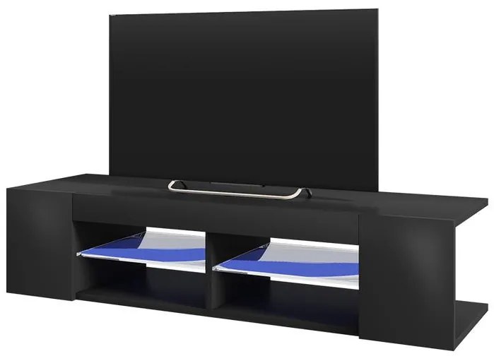 Masă TV Monty 137 (cu iluminat) (negru). 1098627
