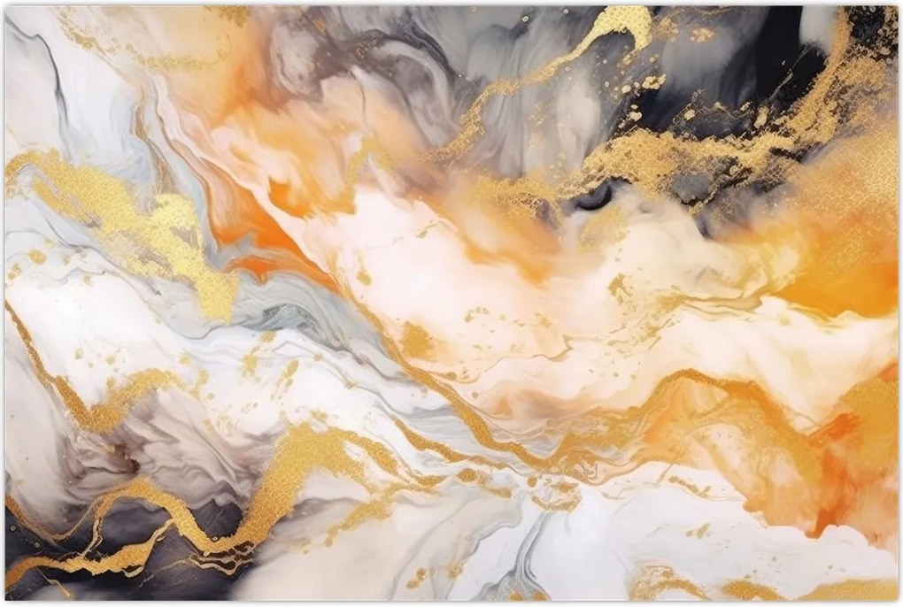 Tablou - Fond marmorat (90x60 cm)