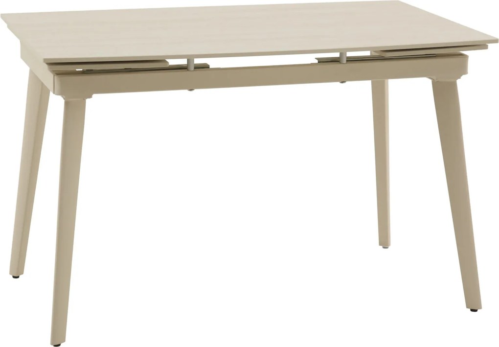 Masă ceramică extensibilă Maura BEJ 120/80 cm + 2 extensii 30 cm