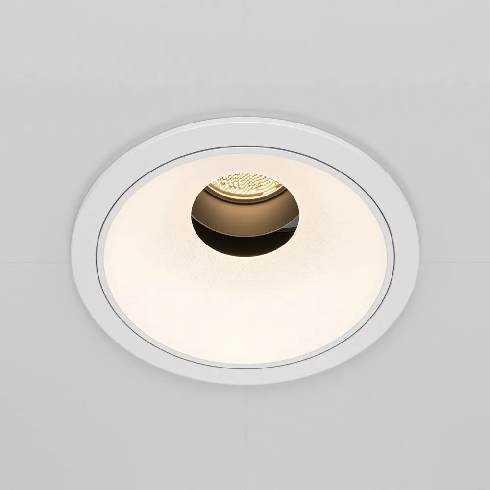 Spot LED incastrabil design tehnic Wise alb