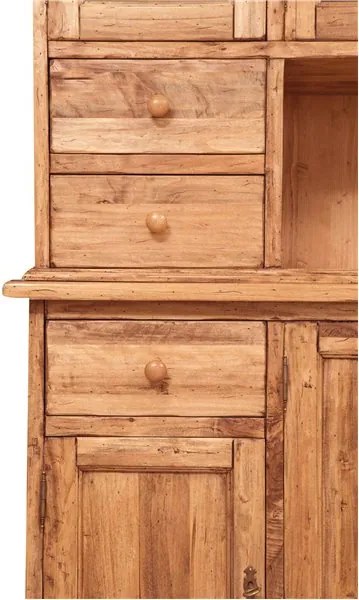 Vitrina, L156  50 H200 cm, 4 usi si sertare