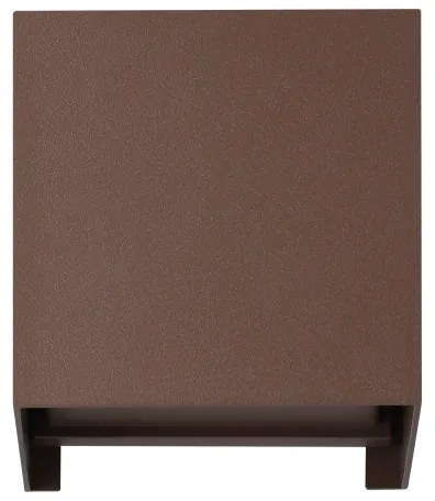 Aplică LED de exterior Eglo 901066 CALPINO 2xLED/2,8W/230V IP54 maro