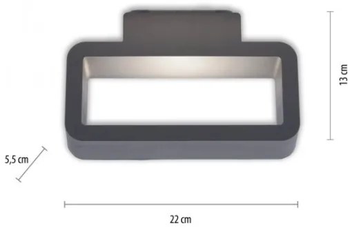 Aplică LED de exterior HENDRIK LED/5,2W/230V IP54 Paul Neuhaus 9668-13