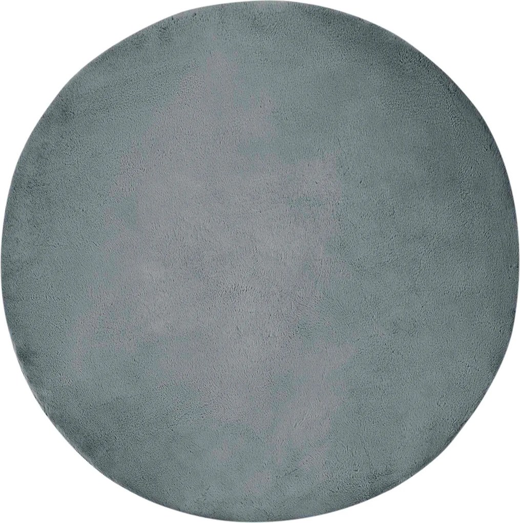 vidaXL Covor din de iepure sintetic antiderapant Olite Antracit