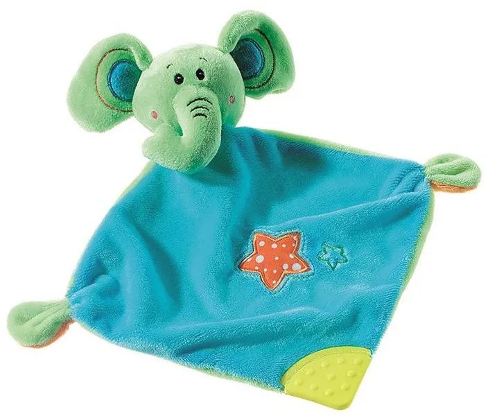 Hausmann (A-Haberkorn) - Jucarie doudou Elefant Mini paturica de somn  28x28 cm
