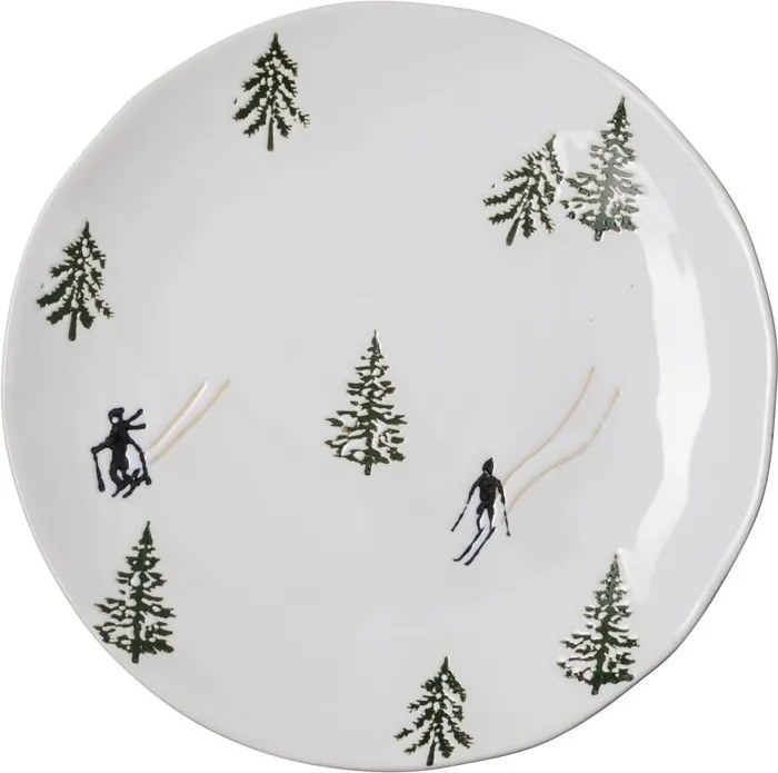Farfurie din ceramica, D25cm, Slalom