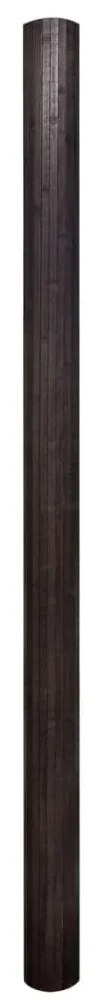 241669 vidaXL Paravan de cameră din bambus, maro închis, 250 x 165 cm