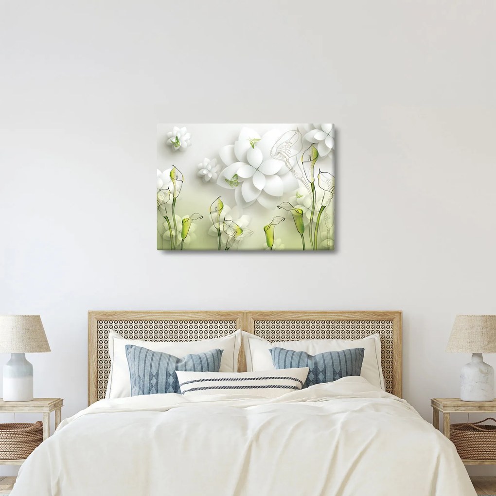 Tablou cu flori (70x50 cm)