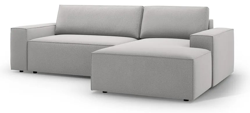 Colțar gri deschis extensibil (cu colț pe partea dreaptă) Jodie – Micadoni Home