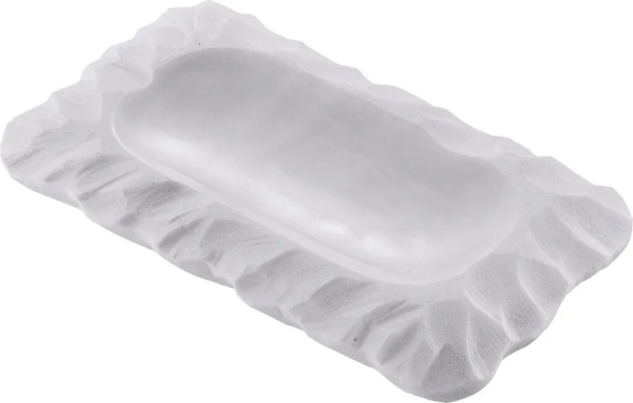 Tava din marmura design LUX Mauro, alb 115638 HZ