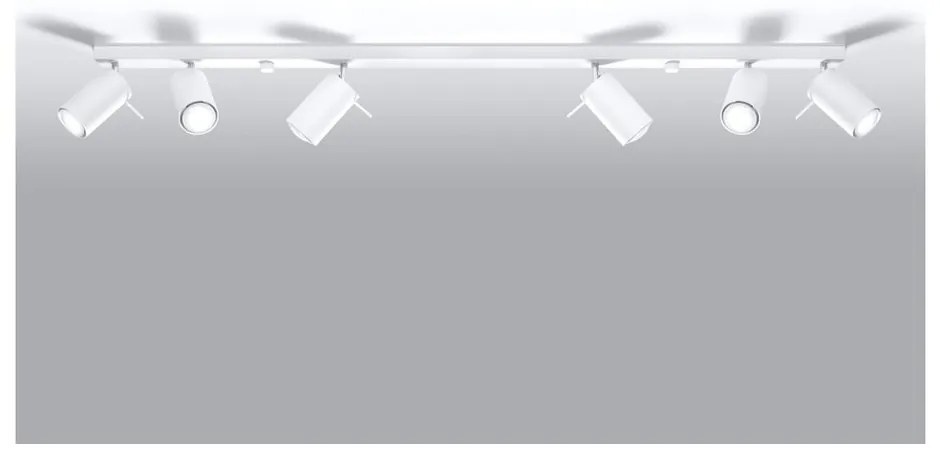 Lustră Sollux Etna 6L, alb