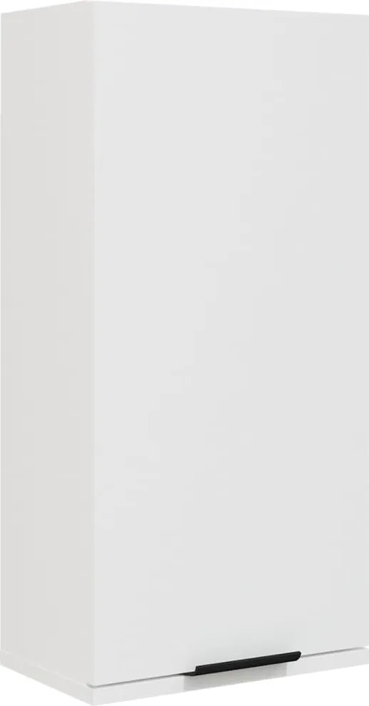 vidaXL Dulap de baie montat pe perete, alb, 32x20x67 cm