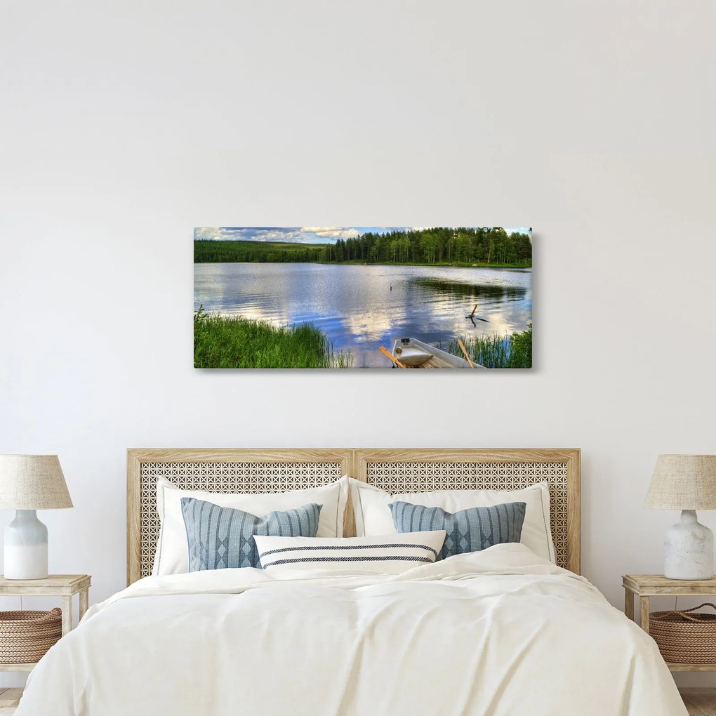 Tablou - Sat pitoresc (120x50 cm)
