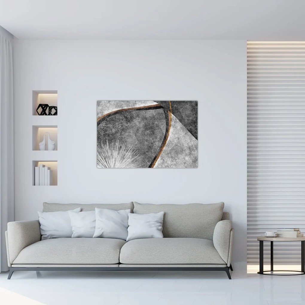 Tablou - Abstract beton (90x60 cm)