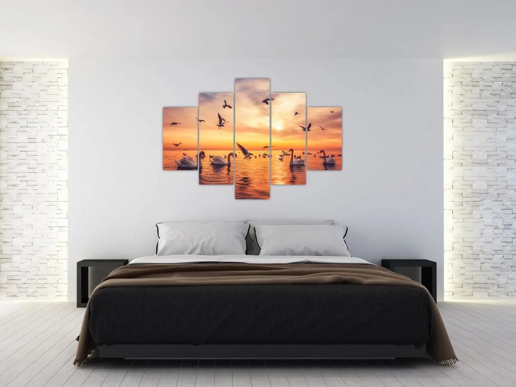 Tablou - Lebedă (150x105 cm)